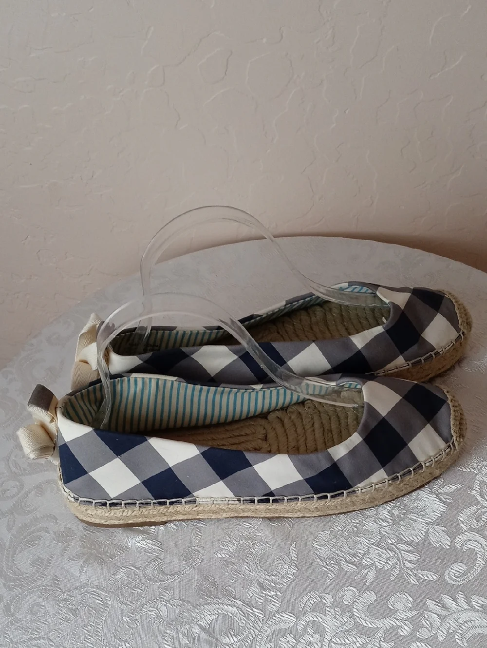 NWT Draper James Fabric and Jute Espadrilles